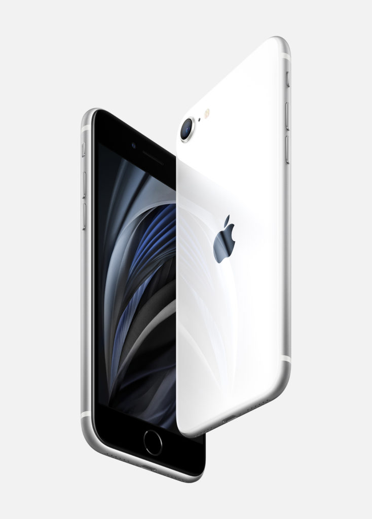 iPhone SE 2020 front and back