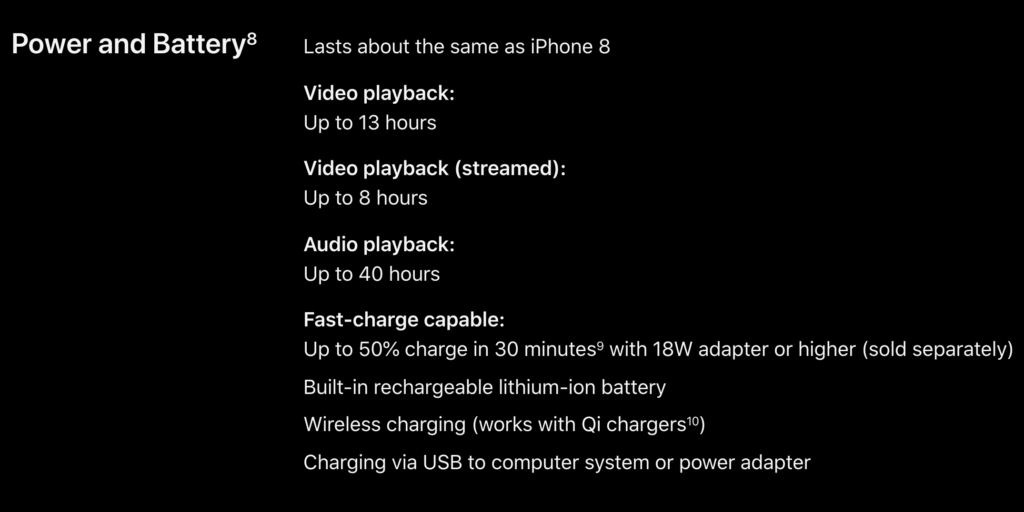 iphone se 2020 charging and battery information from apple