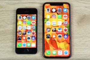 iphone se 2016 and iphone xr