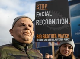 amazon facial recognition protest