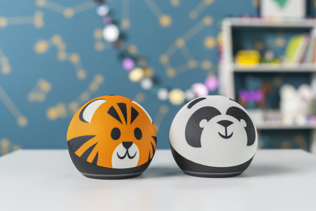 Amazon Echo Dot Kids Tiger Panda Alexa
