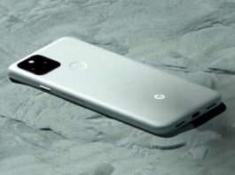 google pixel 5 android phone back