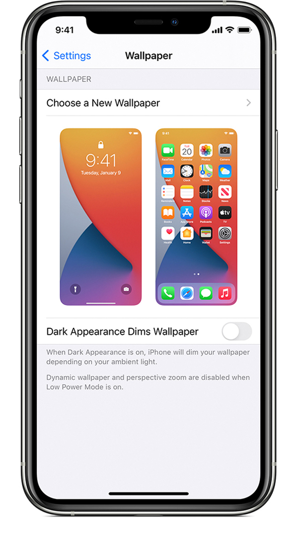 Setting the Screens Appearance Brightness LockWake Text View and  Wallpaper Options  Customizing How Your iPhone Looks  InformIT